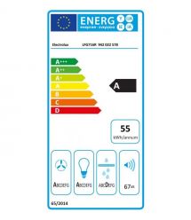 Electrolux Вытяжка Electrolux встраиваемая, 54см, 700м.куб/ч, Hob2Hood, черный