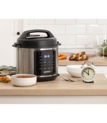 Gorenje pressure cooker, 1000W, bowl-6l, electronic control, aluminum/plastic, black-silver