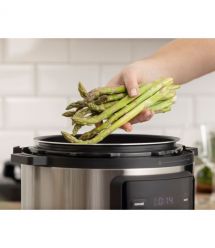 Gorenje pressure cooker, 1000W, bowl-6l, electronic control, aluminum/plastic, black-silver