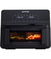 Gorenje air fryer 2700W, bowl-9L, touch control, 8 auto programs, plastic, black