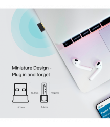 TP-Link WiFi-adapter Archer T600UB nano AC600, USB, BT4.2