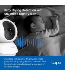 TP-Link IP-camera Tapo C200C FHD N300 microSD motion detection, 9x zoom