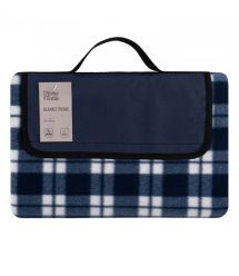 ARDESTO Плед Picnic 130х170см, 100% полиэстер, клетка синий