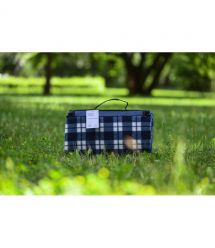 ARDESTO Плед Picnic 130х170см, 100% полиэстер, клетка синий