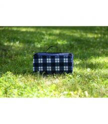 ARDESTO Плед Picnic 130х170см, 100% полиэстер, клетка синий