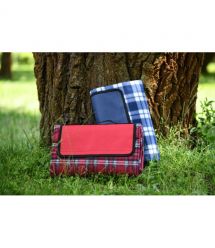 ARDESTO Плед Picnic 130х170см, 100% полиэстер, клетка синий