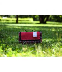 ARDESTO Плед Picnic 130х170см, 100% полиэстер, клетка красный