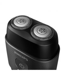 Philips Бритва електр. Philips Shaver 500 Series роторная, бритв.головок-2, Li-Ion, сух.+влажн., дорожн.футляр, черный