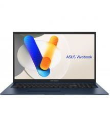 ASUS Ноутбук ASUS Vivobook 17 X1704VA-AU455 17.3" FHD IPS, Intel 5 120U, 16GB, F512GB, UMA, NoOS, Блакитний