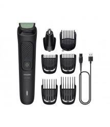 Philips Триммер універсальний Philips Series 3000 для бороды и усов, акум., сталь, черный
