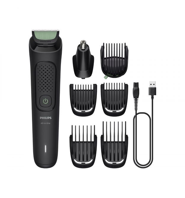 Philips Триммер універсальний Philips Series 3000 для бороды и усов, акум., сталь, черный