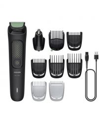 Philips Триммер універсальний Philips All-in-One Trimmer 3000 Series для лица, головы, тела, акум., насадок-9, сталь, черный