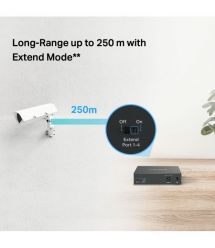 Mercusys Switch MS105GP 5xGE (4xPoE), 65W, Unmanageable