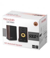 Microlab Multimedia speaker SOLO 4 2.0, 60w, mini-jack/bluetooth, brown