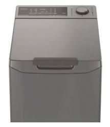 Candy Пральна машина Candy вертикальна, 7кг, 1200, A+++, 60см, дисплей, cріблястий