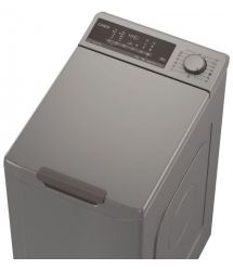 Candy Пральна машина Candy вертикальна, 7кг, 1200, A+++, 60см, дисплей, cріблястий