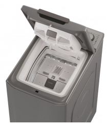 Candy Пральна машина Candy вертикальна, 7кг, 1200, A+++, 60см, дисплей, cріблястий