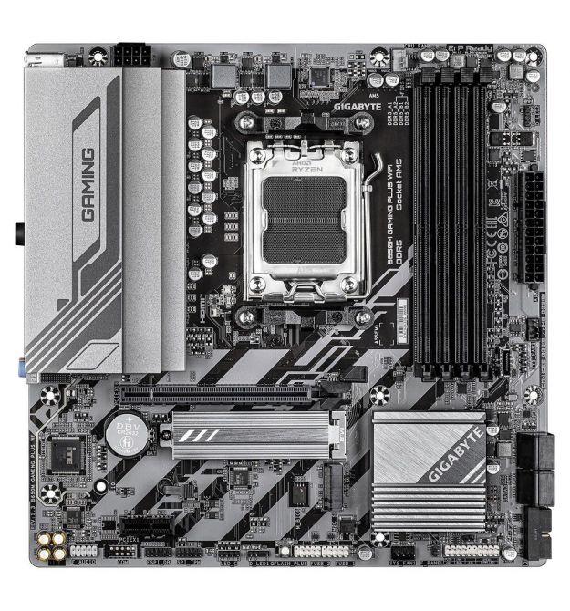 Gigabyte Motherboard B650M GAMING PLUS WF sAM5 B650 4xDDR5 M.2 HDMI DP Wi-Fi BT mATX