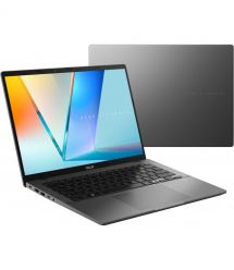 ASUS Ноутбук ASUS Vivobook S 14 S3407QA-KP003W 14" 2.5K IPS, Snapdragon X1 26 100, 16GB, F512GB, UMA, Win11, Сірий