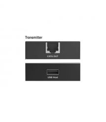 Digitus Удлинитель DIGITUS USB 2.0, для использования с кабелем Cat6, до 150 м, 4 х USB-A, черный