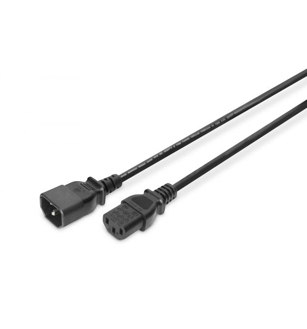 Digitus Сетевой кабель DIGITUS C14/M - C13/F, 5м, черный