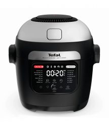 Tefal Мультиварка-скороварка Tefal Multicook Actifry, 1334Вт, чаша-6л, сенсорное управл., 14 програм, металл/пластик, черный