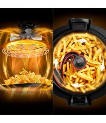 Tefal Мультиварка-скороварка Tefal Multicook Actifry, 1334Вт, чаша-6л, сенсорное управл., 14 програм, металл/пластик, черный
