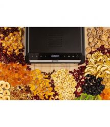 Gorenje Сушка для продуктов Gorenje 580Вт, поддонов - 6x1.5см, диаметр - 25см, макс - 75°С, дисплей, пластик+металл, черный