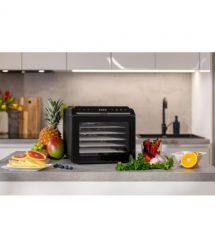 Gorenje Сушка для продуктов Gorenje 580Вт, поддонов - 6x1.5см, диаметр - 25см, макс - 75°С, дисплей, пластик+металл, черный