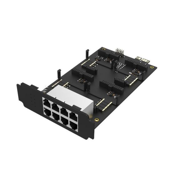 Yeastar Module EX08 4 module slots, 8 ports RJ11 on the outer panel
