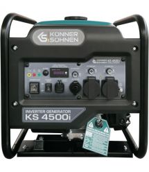 Könner & Söhnen Gasoline inverter generator KS 4500i, 230V, 4.5 kW, manual starter, 33 kg