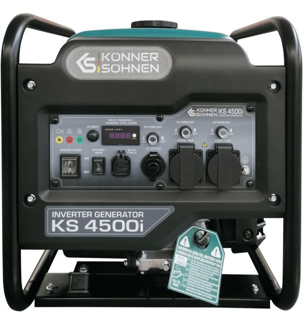 Könner & Söhnen Gasoline inverter generator KS 4500i, 230V, 4.5 kW, manual starter, 33 kg