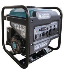 Könner & Söhnen Gasoline inverter generator KS 4500i, 230V, 4.5 kW, manual starter, 33 kg