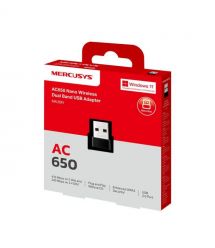 Mercusys WiFi-adapter MA20 AC650, USB