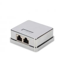 Digitus Настенная розетка DIGITUS CАТ 6A STP 2xRJ45, 8P8C, для внешней проводки