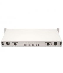 Digitus Оптическая панель DIGITUS 19' 1U, 12xLC duplex, incl, Splice Cass, OM3 Color Pigtails, Adapter