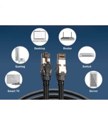 Digitus Патч-корд DIGITUS CAT 8.1 S-FTP, 1м, AWG 24/7, LSZH, черный