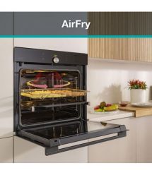 Gorenje Духовой шкаф Gorenje электрический, 77л, A+, Wi-Fi, пароварка, дисплей, конвекция, приготовл. на разн. уровнях, черный