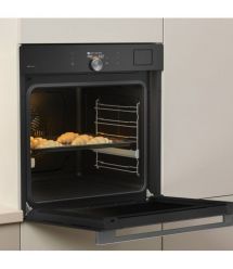 Gorenje Духовой шкаф Gorenje электрический, 77л, A+, Wi-Fi, пароварка, дисплей, конвекция, приготовл. на разн. уровнях, черный
