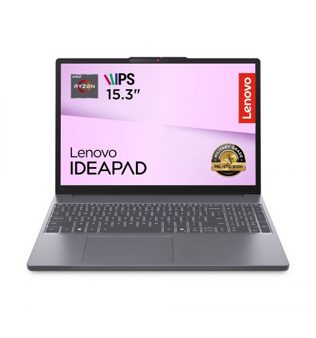 Lenovo Ноутбук Lenovo IdeaPad Slim 3-15ARP10 15.3" WUXGA AG, AMD R5-7535HS, 24GB, F512GB, UMA, DOS, сірий