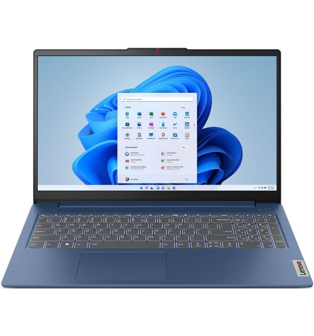 Lenovo Ноутбук Lenovo IdeaPad Slim 3-15IRH8 15.6" FHD AG, Intel i5-13420H, 16GB, F512GB, UMA, DOS, синій
