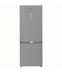 Whirlpool Ref with bottom freezer, 192x70х70.5, ref-340L, freez.-150L, 2doors, А++, NF, inv., fresh zone, inox