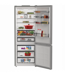 Whirlpool Ref with bottom freezer, 192x70х70.5, ref-340L, freez.-150L, 2doors, А++, NF, inv., fresh zone, inox