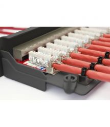 Digitus Патч-панель DIGITUS CАТ 6А STP, 19", 1U, 24 порта, в сборе, черная