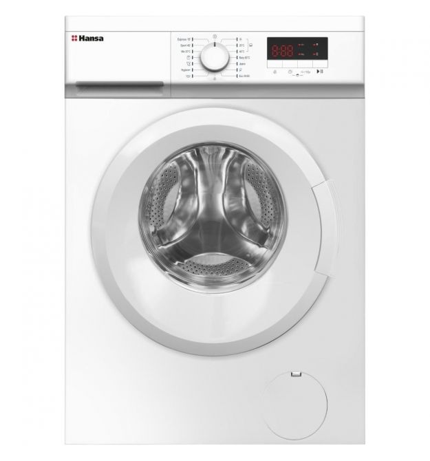 Hansa WM front load, 8kg, 1400, A++, 57cm, display, white