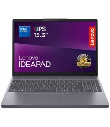 Lenovo Ноутбук Lenovo IdeaPad Slim 3-15IRU10 15.3" WUXGA AG, Intel Core 3-100U, 16GB, F512GB, UMA, DOS, сірий