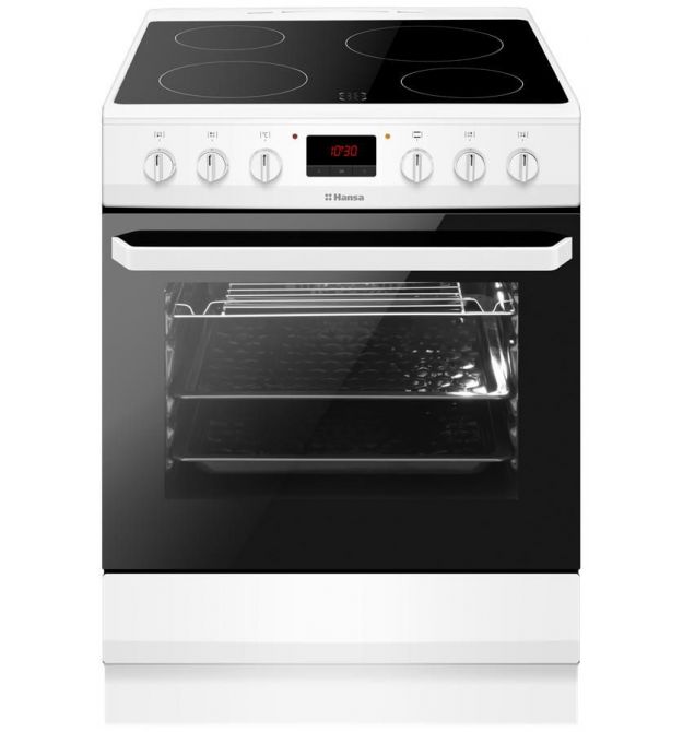 Hansa Electric cooker, 60х60sm, 62L, displ., white