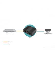 Digitus Разветвитель DIGITUS Gigabit Ethernet PoE splitter, Industrial, 60W