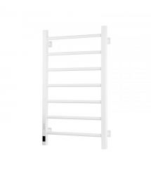 ARDESTO electric towel warmer SMART, 480x800mm, timer-regulator, steel, right connection, white