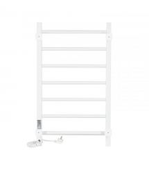ARDESTO electric towel warmer SMART, 480x800mm, timer-regulator, steel, right connection, white